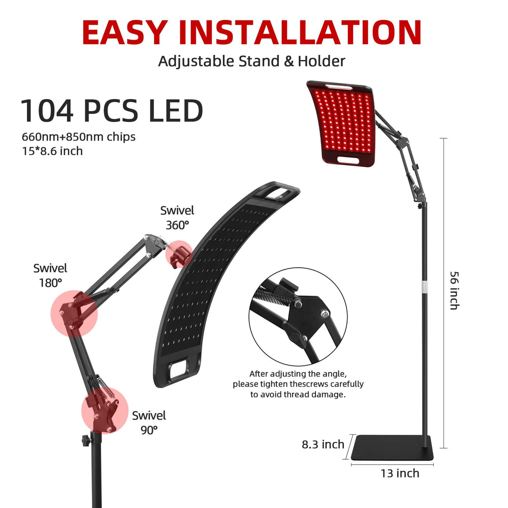 KQO panel size 7.1 by 16.1 inches offering broad light coverage