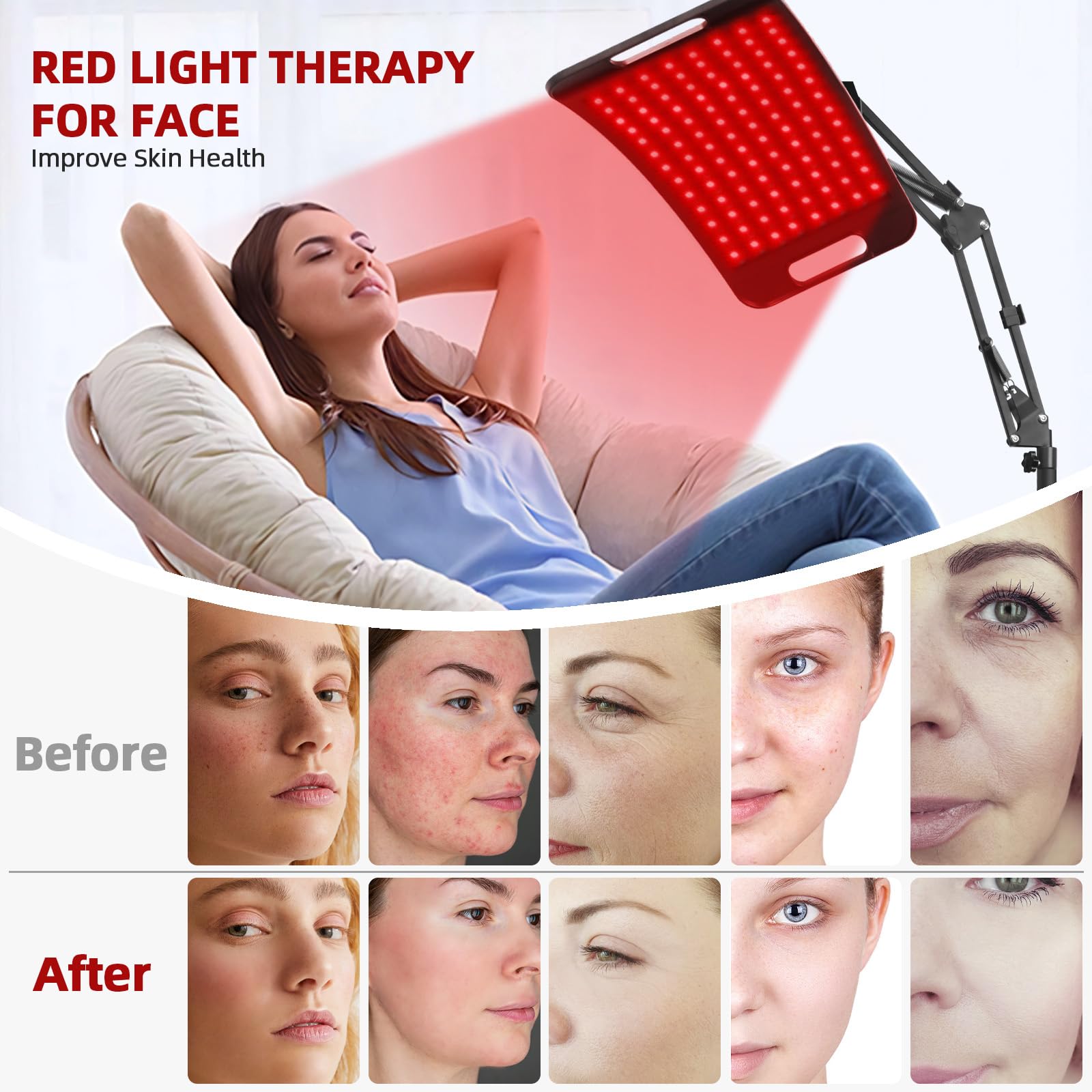 KQO red-light therapy band wrap for targeted coverage