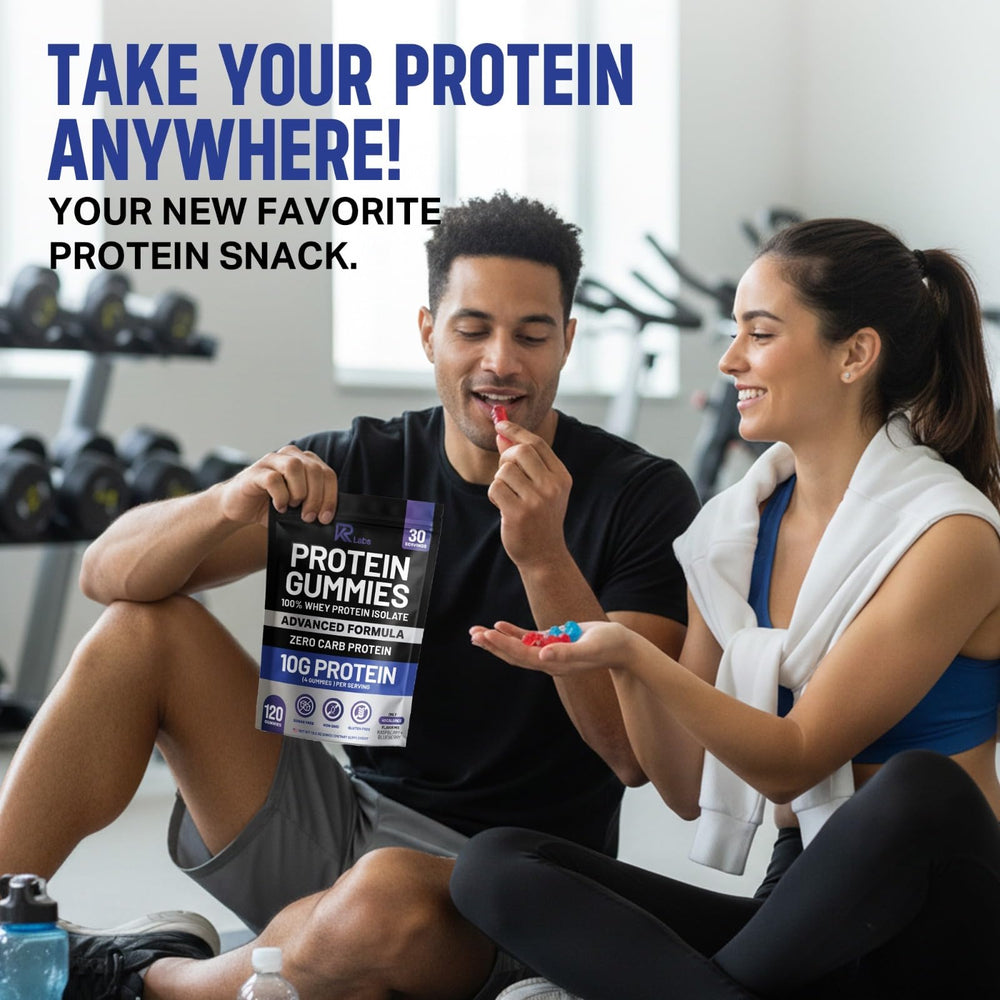 Gummies in a pocket-sized pouch ideal for on-the-go fueling.