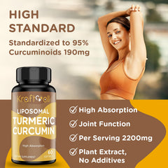 Kraftvoll turmeric softgels close-up for easy daily use