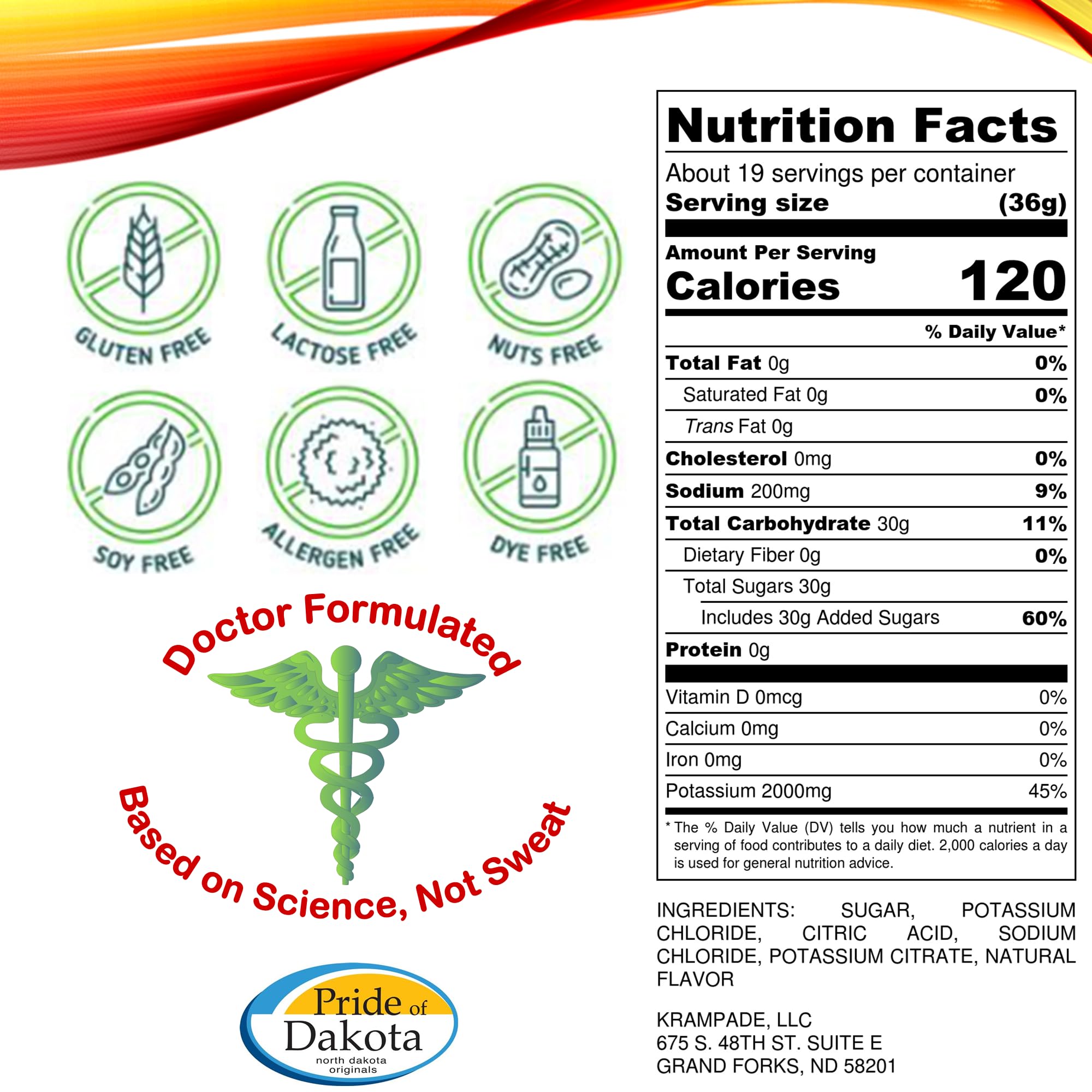 Krampade Electrolytes packets hero image emphasizing convenient, on-the-go hydration