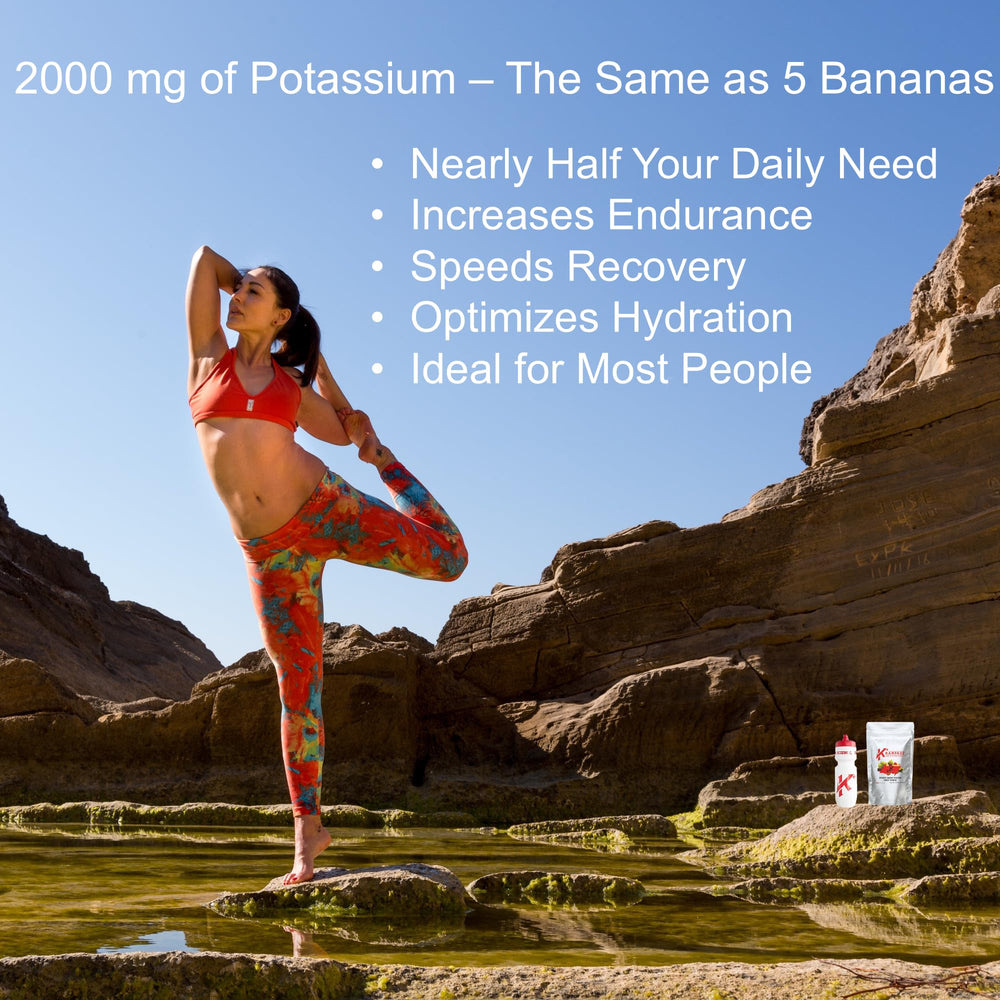 Krampade fruit punch athletic drink used during workouts for endurance