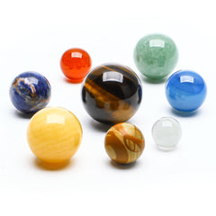 KRISININE Solar System Mercury gemstone ball for desk decor and mindful focus.