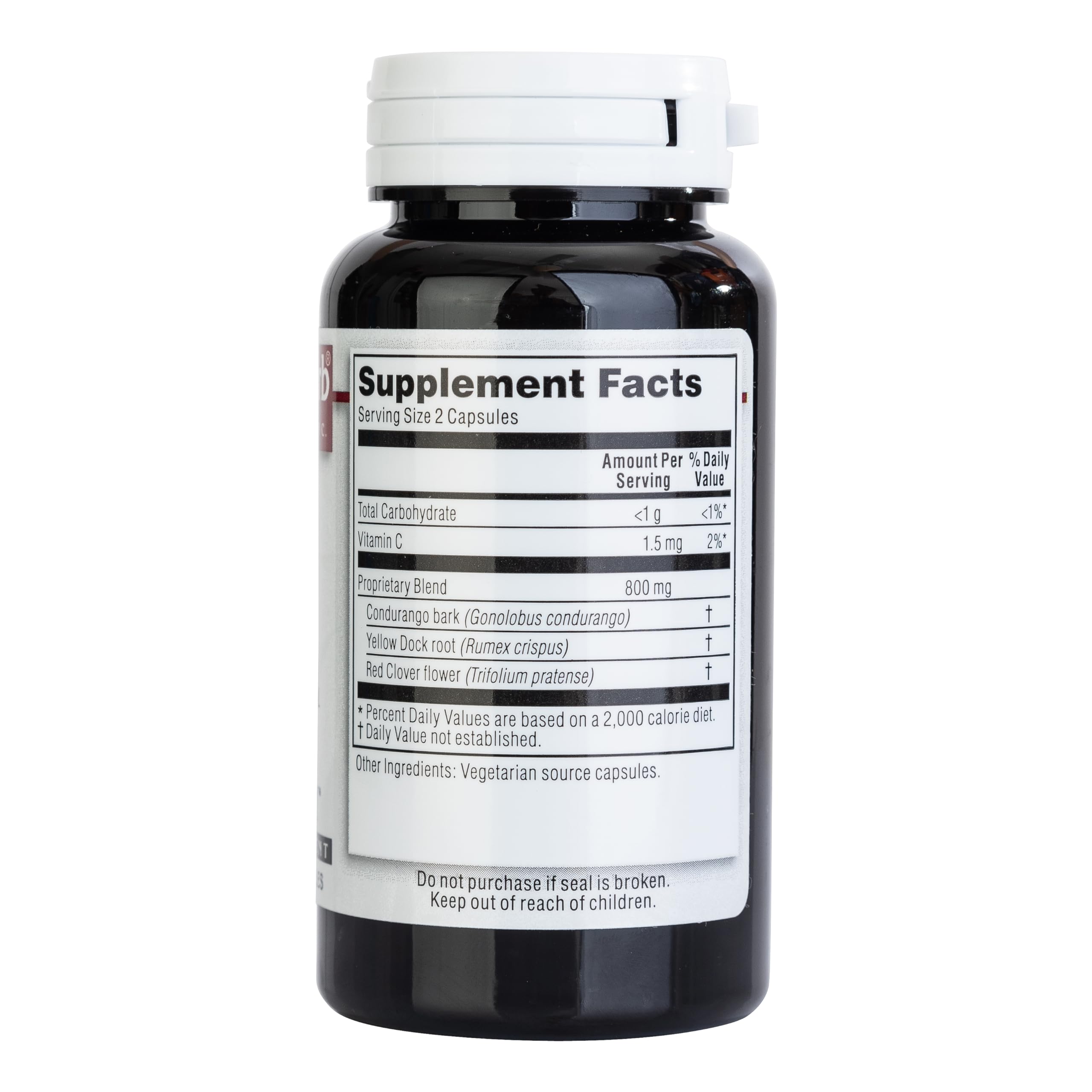 Kroeger Candida Formula 1 capsules inside bottle ready for use.