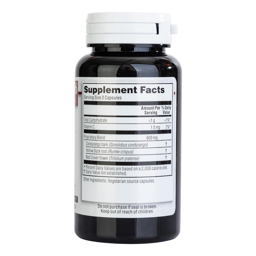 Kroeger Candida Formula 1 capsules inside bottle ready for use.