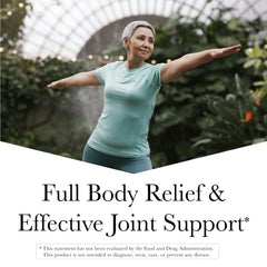 Capsules being poured showcases easy daily intake for potential joint mobility support.