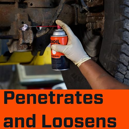 Penetration action of KROIL Original Penetrant loosening seized parts