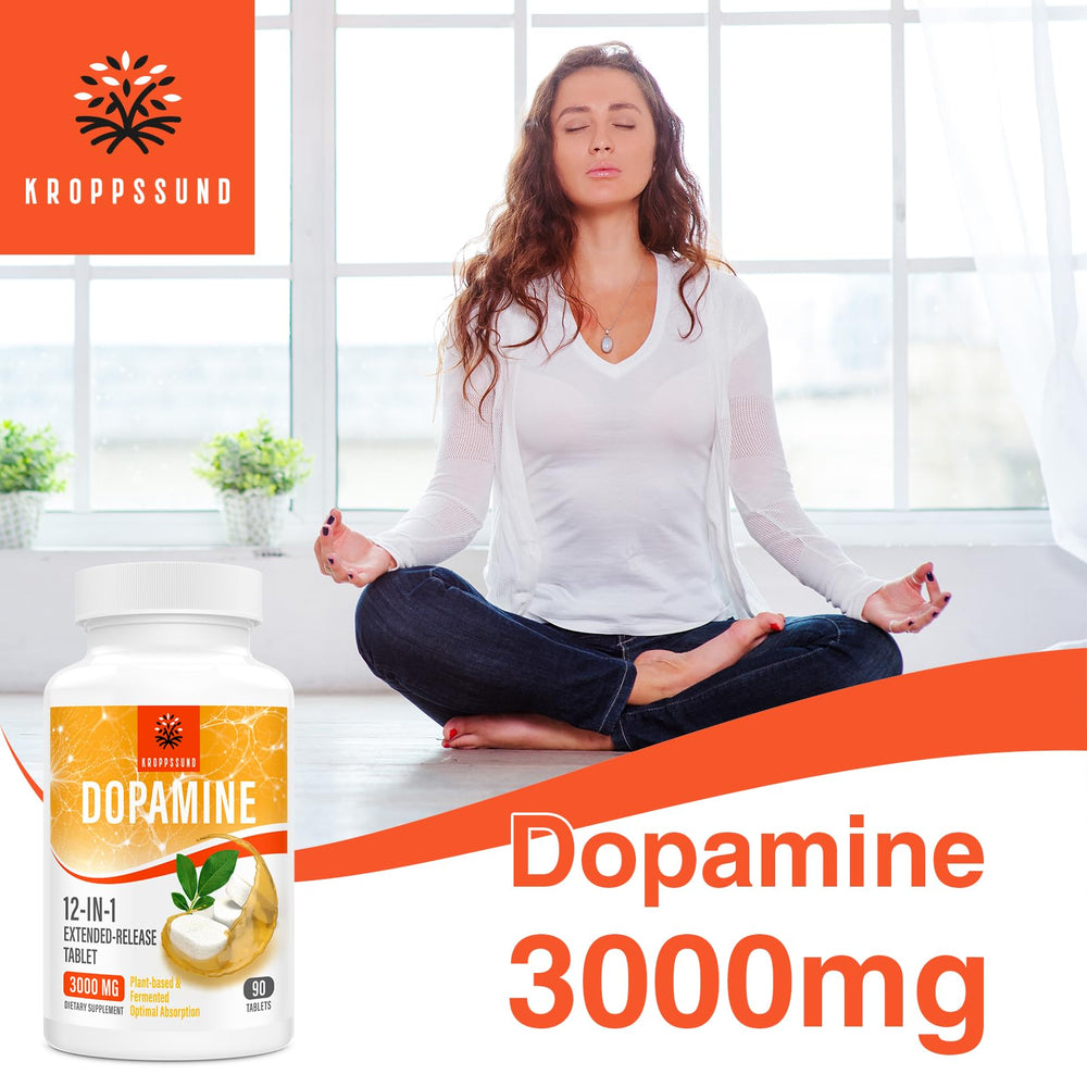 Kroppssund dopamine formulation emphasizes plant-based, trusted daily use.