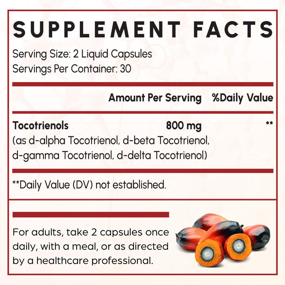 Kroppssund Tocotrienol capsules in hand, convenient daily supplementation.