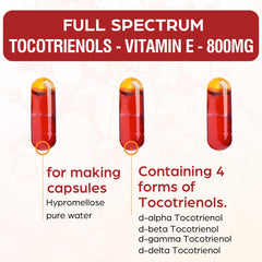 Kroppssund Tocotrienol liquid-filled capsules, small and easy to swallow for everyday use.
