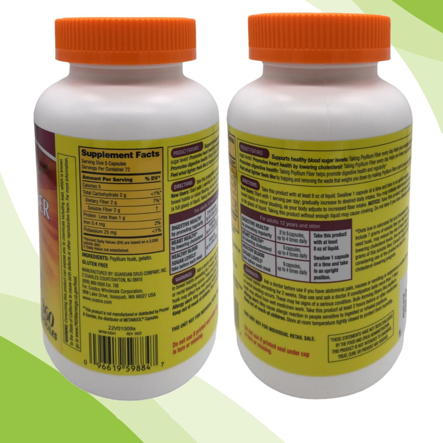 KS Psyllium-fiber-capsules-digestive-health-graphic highlights bulk-forming fiber benefits.