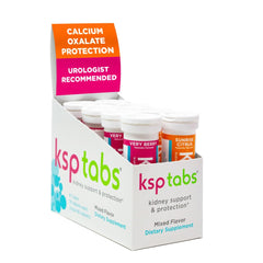 KSPtabs berry effervescent tablet dissolving in water for refreshing hydration