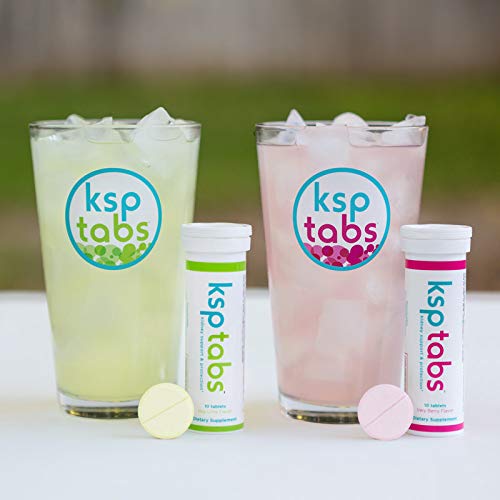 KSPtabs Key Lime flavored water ready during a workout