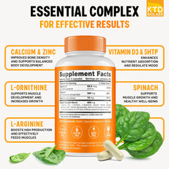 KTD BIOLABS Height Growth Maximizer capsules ready for daily use