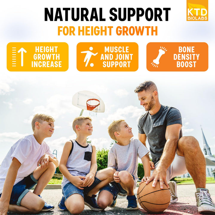 KTD BIOLABS teen vitamins bottle for growing teens and active lifestyles