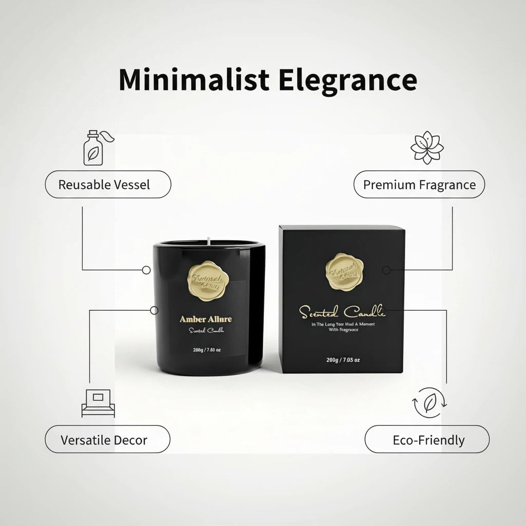 ktyixu Amber Allure notes image emphasizes amber vanilla and woody layers