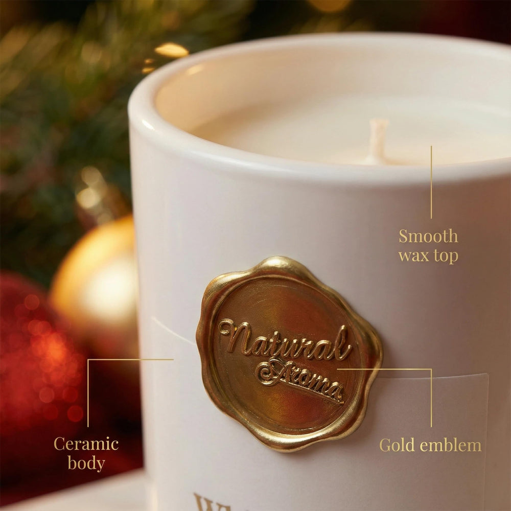 KTYIXU Whitemusk candle packaging display ready for gifting occasions
