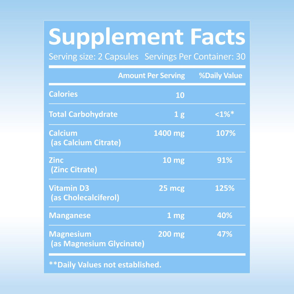 KUAFLY Calcium Citrate capsules pack shot for easy daily use and bone care.