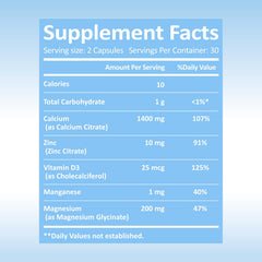 KUAFLY Calcium Citrate capsules pack shot for easy daily use and bone care.