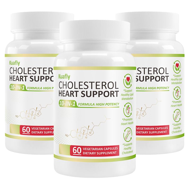 KUAFLY cholesterol 10-in-1 bottle for potential heart-health support.