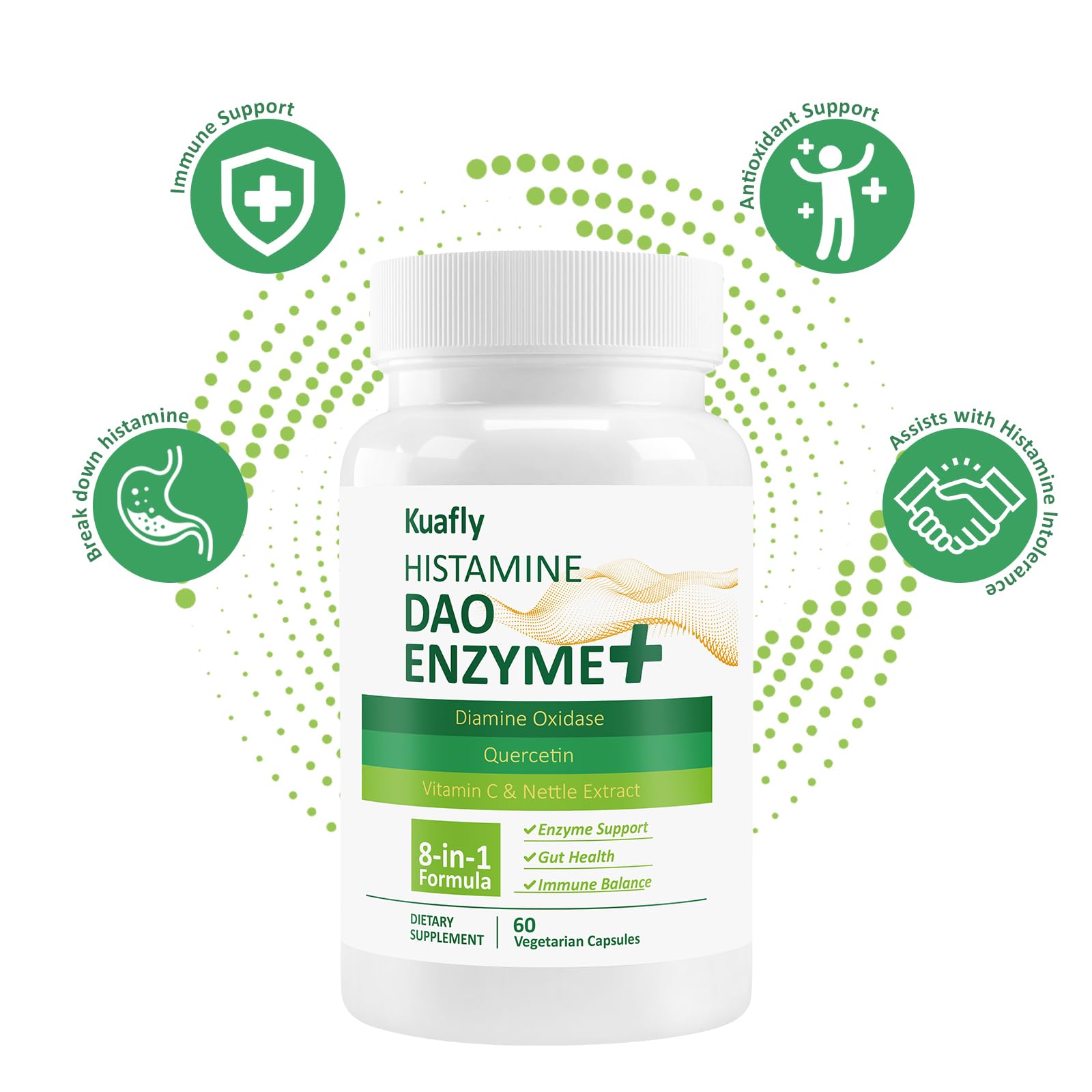 KUAFLY Vitamin C boost supports DAO function