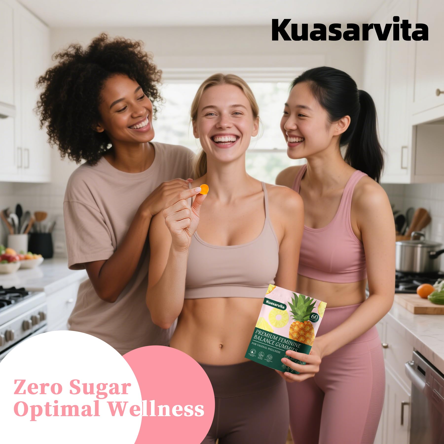 Kuasarvita pleasing texture and taste in every pineapple gummy.