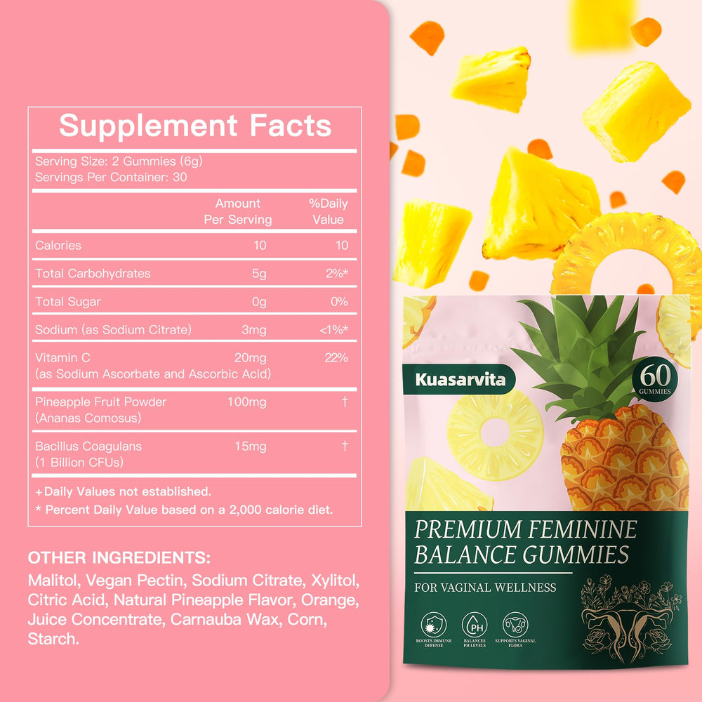 Kuasarvita vegan, low-sugar formula supports mindful snacking.