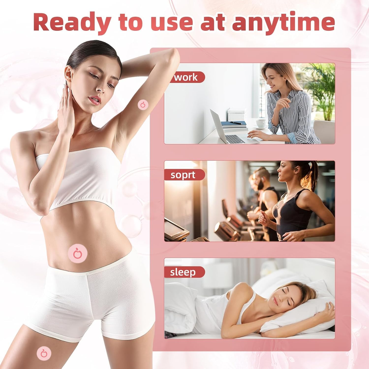 KUHEE GLP-1 patch on forearm showing easy daily use.
