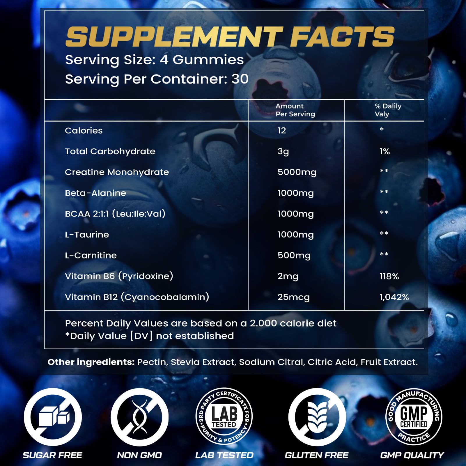 Kukaly Creatine Gummies travel-pack for gym or on-the-go use.
