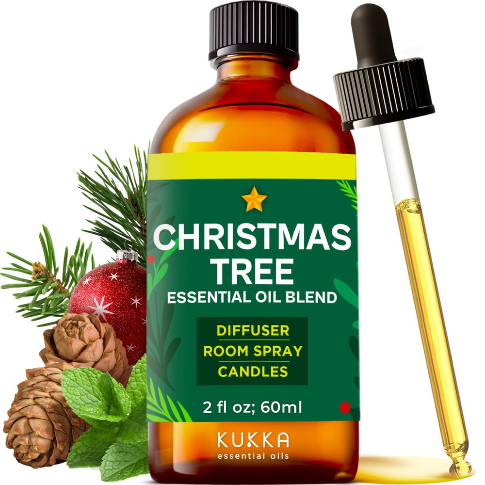 KUKKA Christmas Tree blend bottle for festive aroma and long-lasting home scent.