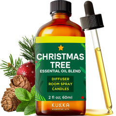 KUKKA Christmas Tree blend bottle for festive aroma and long-lasting home scent.