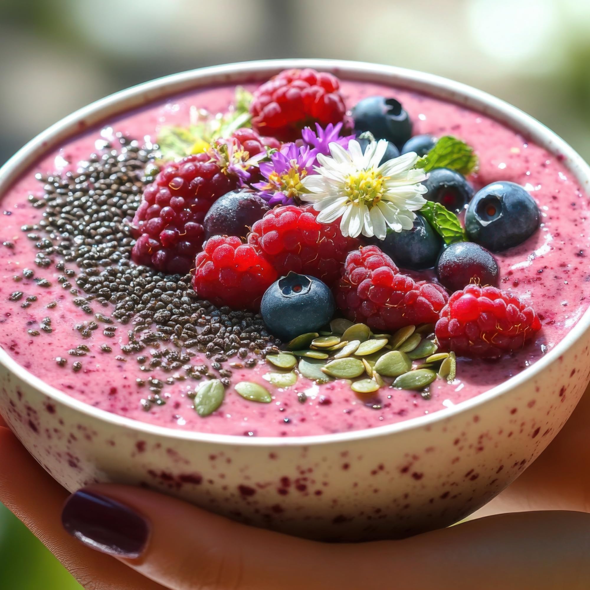 Kuli Kuli Mood Magic smoothie idea image for nutrient-dense breakfast or snack