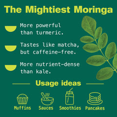 Kuli Kuli Moringa used as a cooking ingredient for extra nutrition.