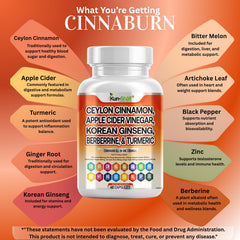 Kun Shafi CinnAburn herbal blend featuring gymnema and bitter melon for metabolic support