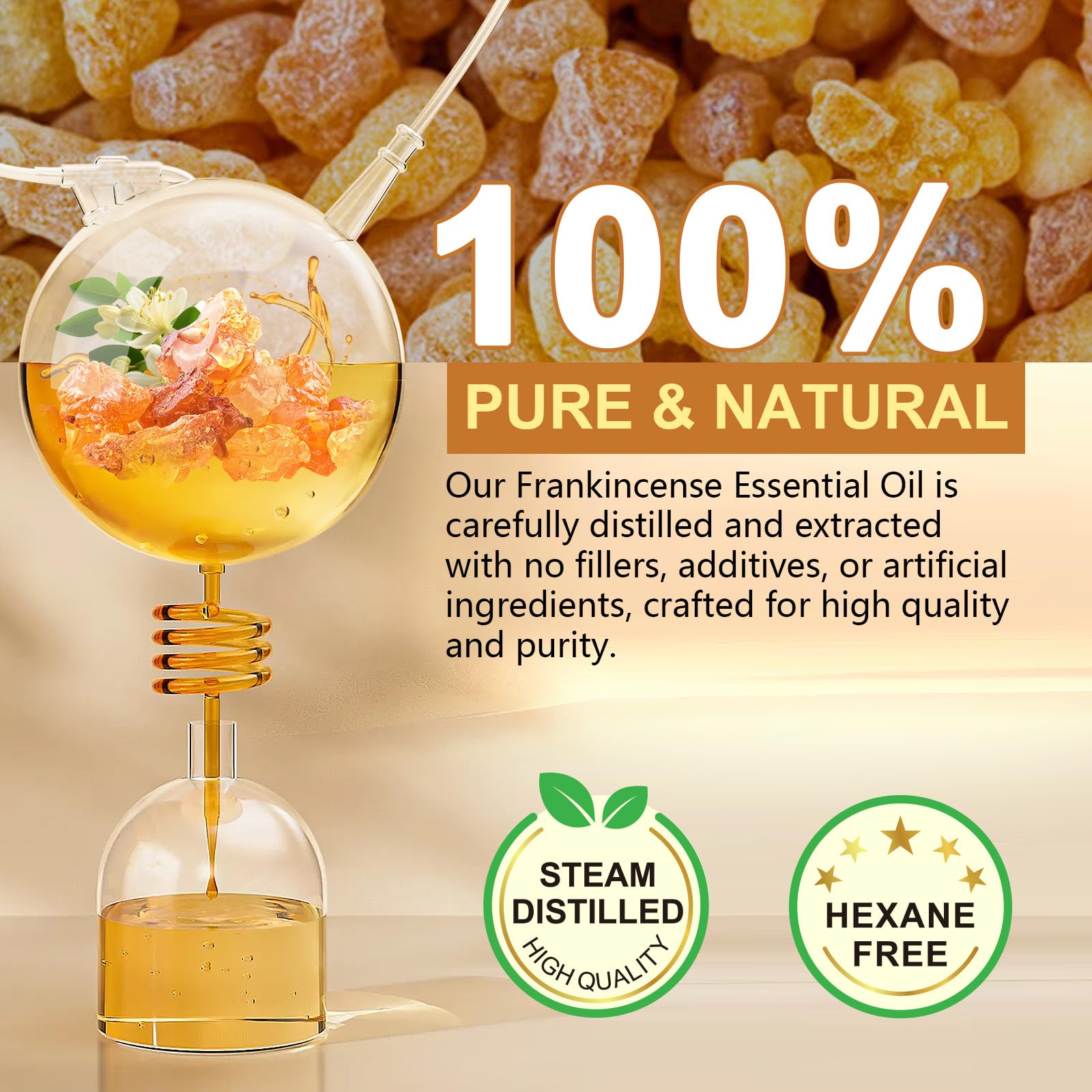 Kurchugo Frankincense diffuser blend image suggesting a calming atmosphere.
