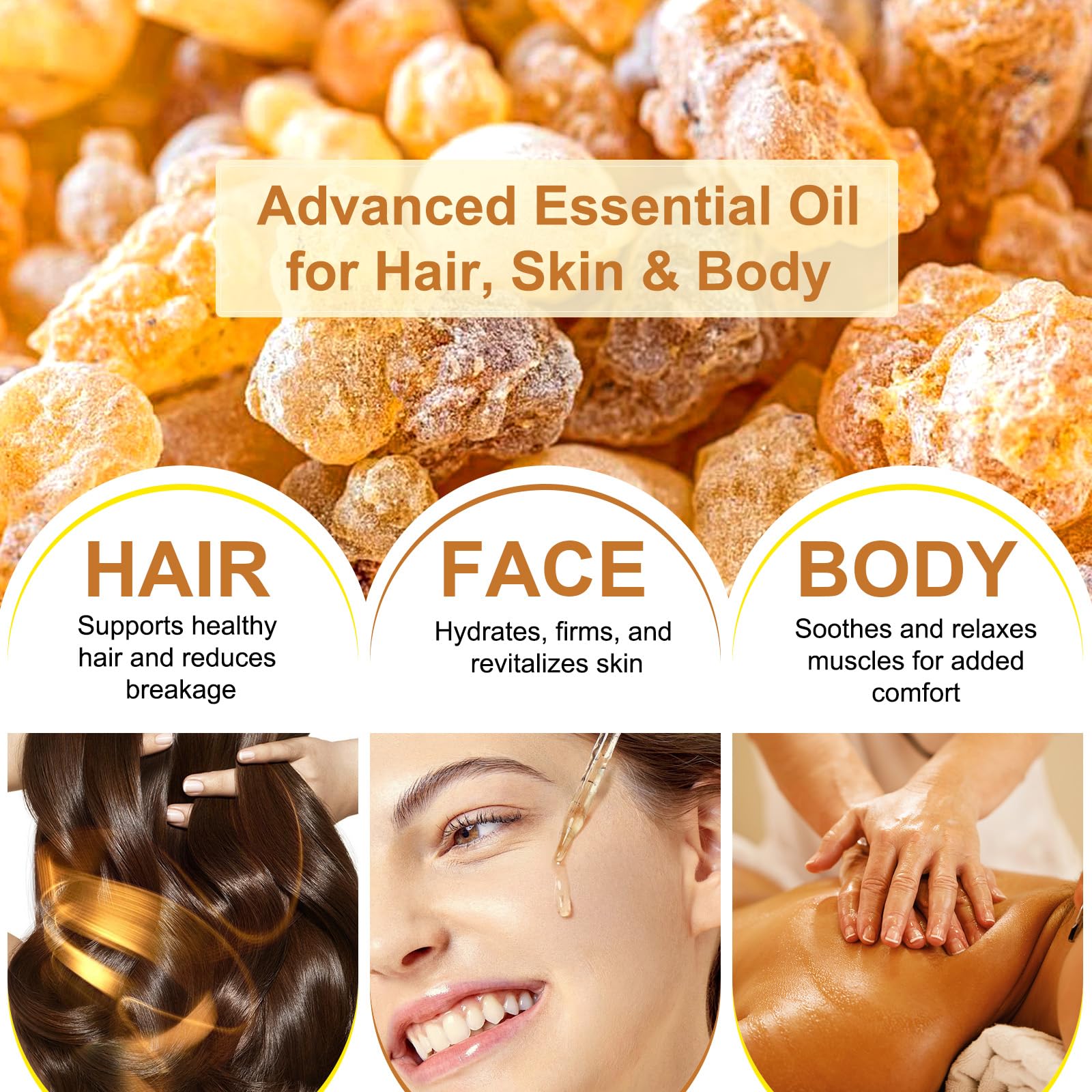 Kurchugo Frankincense essential oil label closeup showing purity and quality.