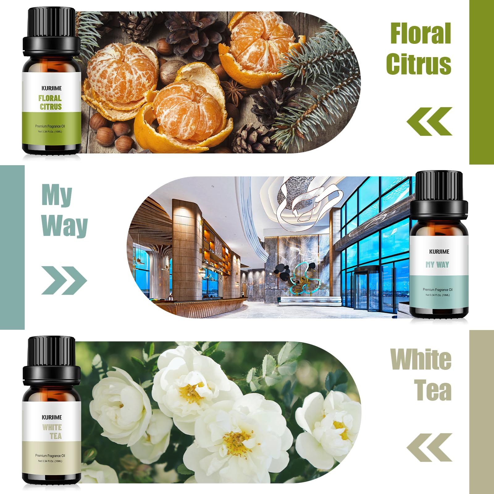 Kurjime Lemon & Thyme diffuser oil for a bright, clean room.