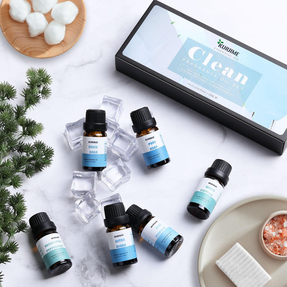 KURJIME Pure Soap diffuser oil offers a clean, hygienic ambiance