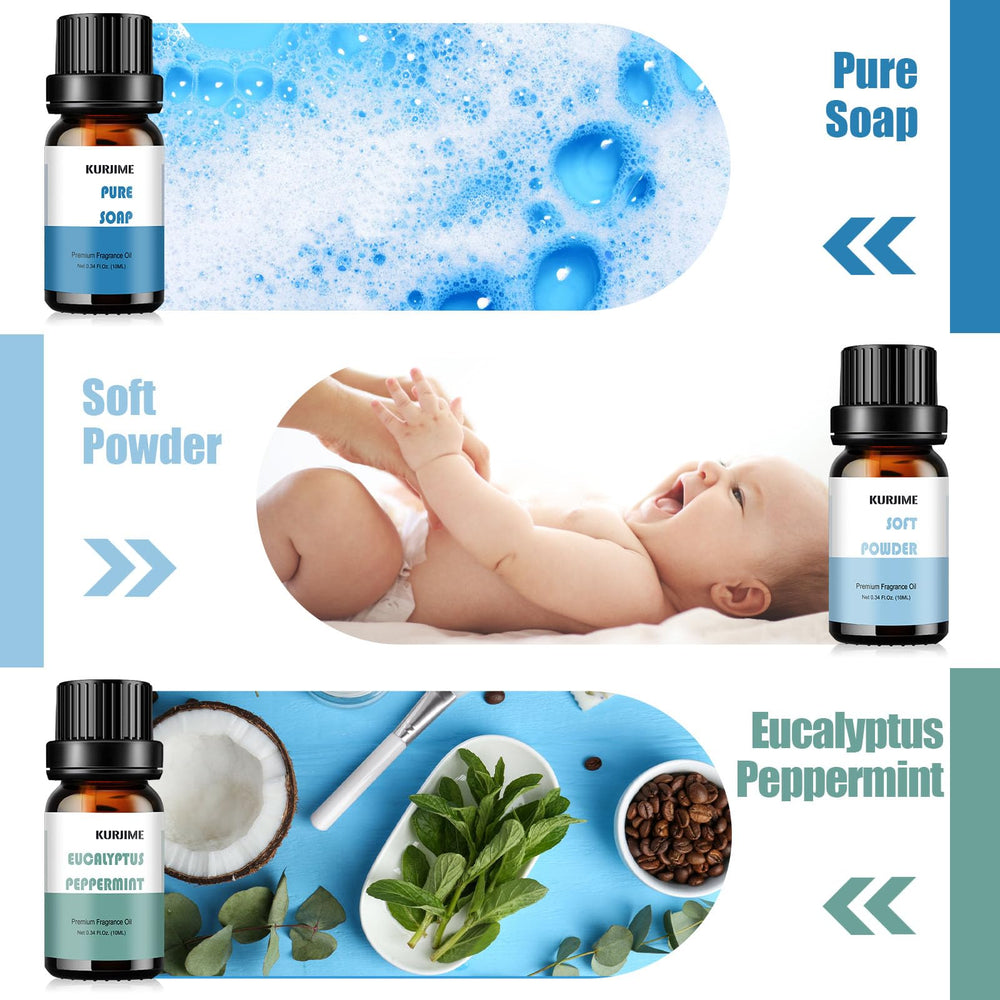 KURJIME Soft Powder diffuser oil adds subtle, comforting notes