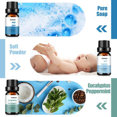 KURJIME Soft Powder diffuser oil adds subtle, comforting notes