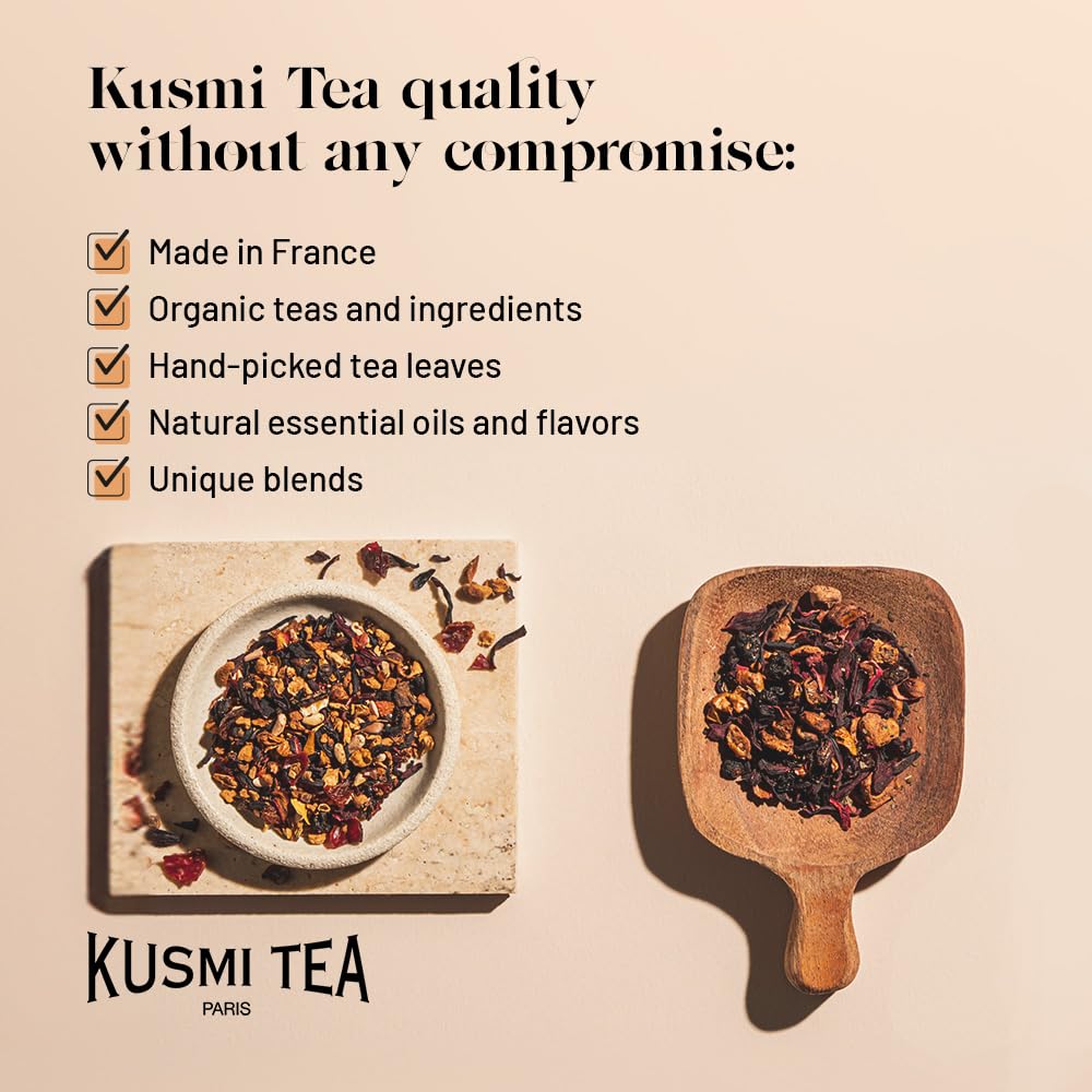 Kusmi Tea BB Detox mint and guarana hints energize the aroma