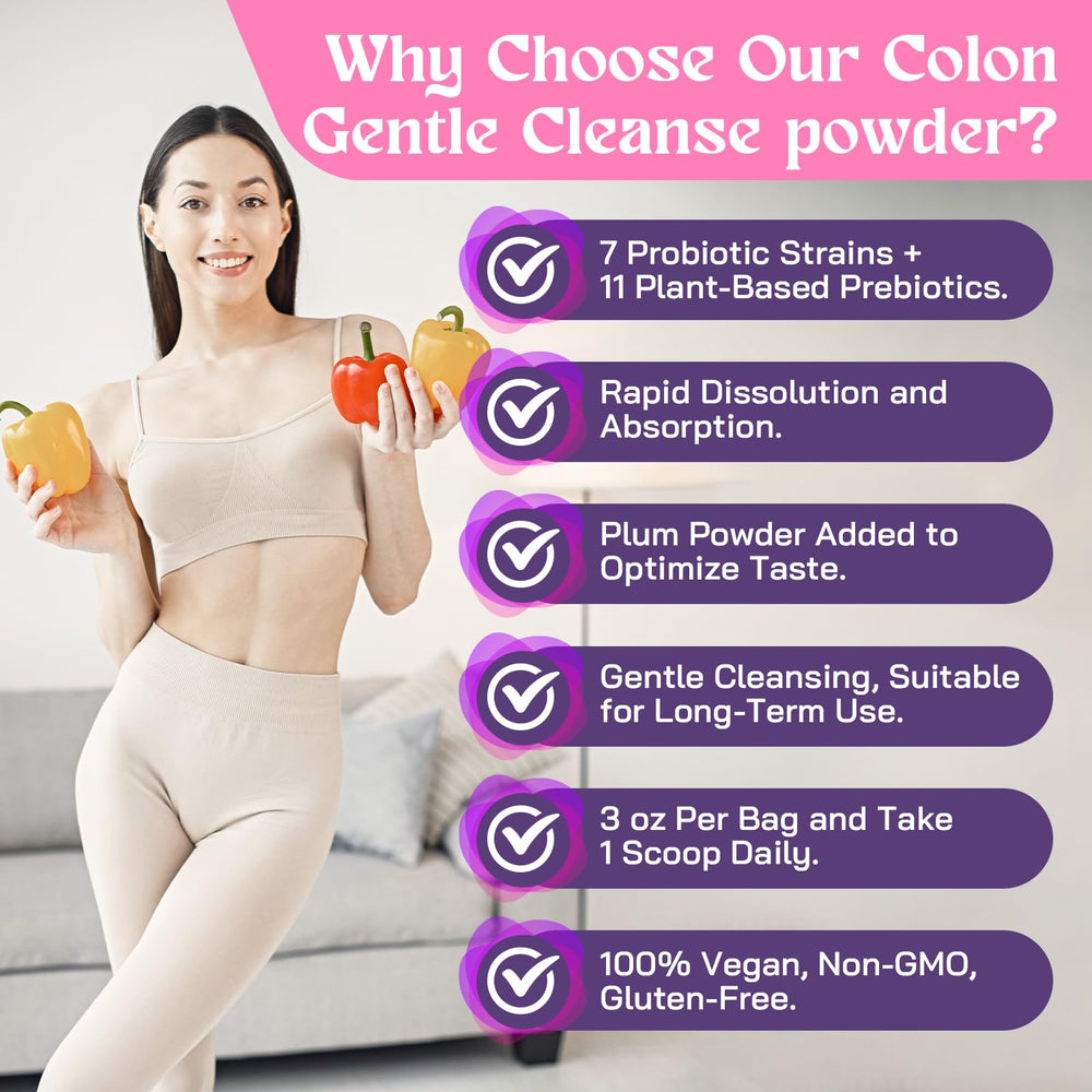 Kusofft ingredients panel listing probiotic blend and fibers