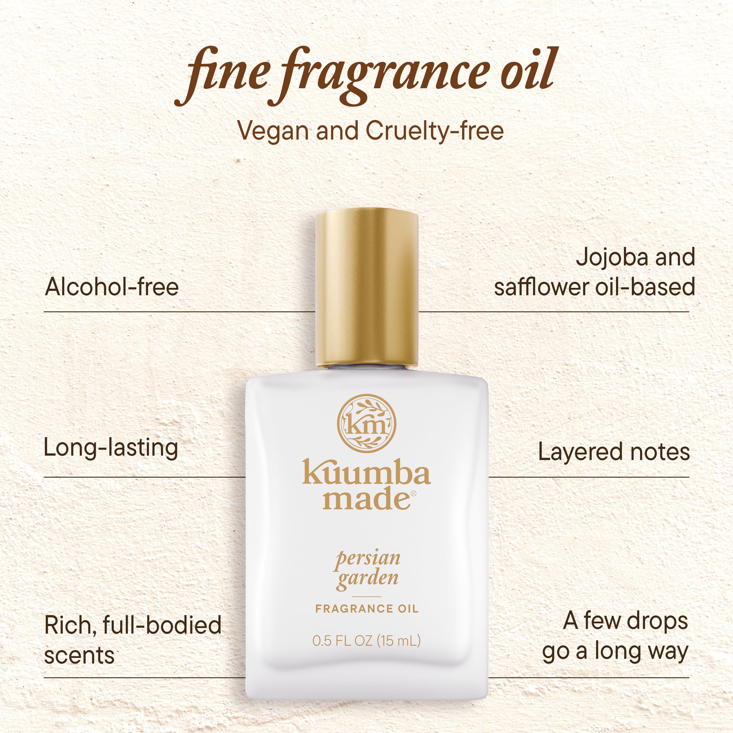 Kuumba Made Persian Garden Fragrance Oil dab on neck for subtle fragrance