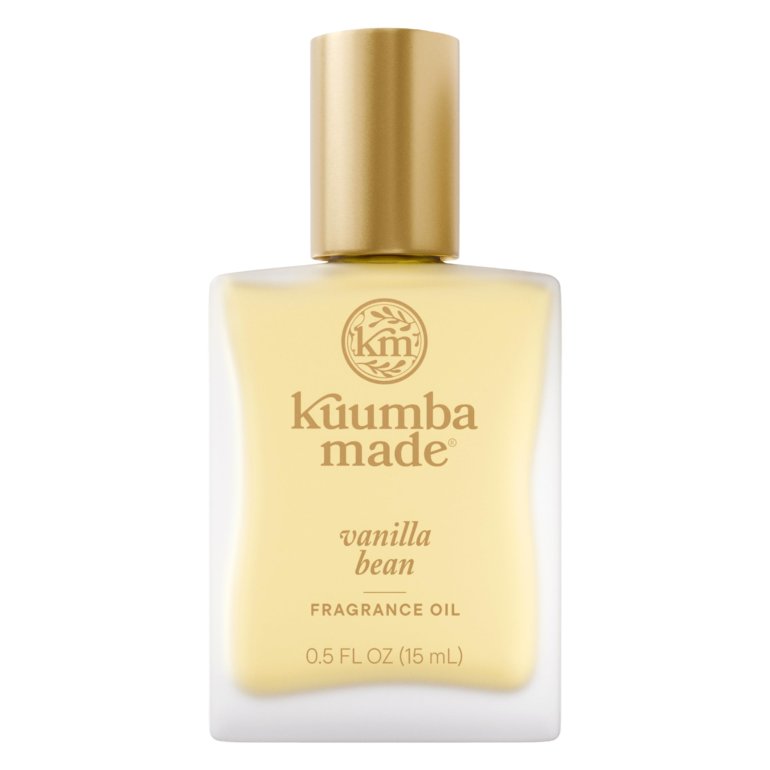 Kuumba Made Vanilla Bean fragrance oil bottle shows rich, long-lasting aroma for daily wear.