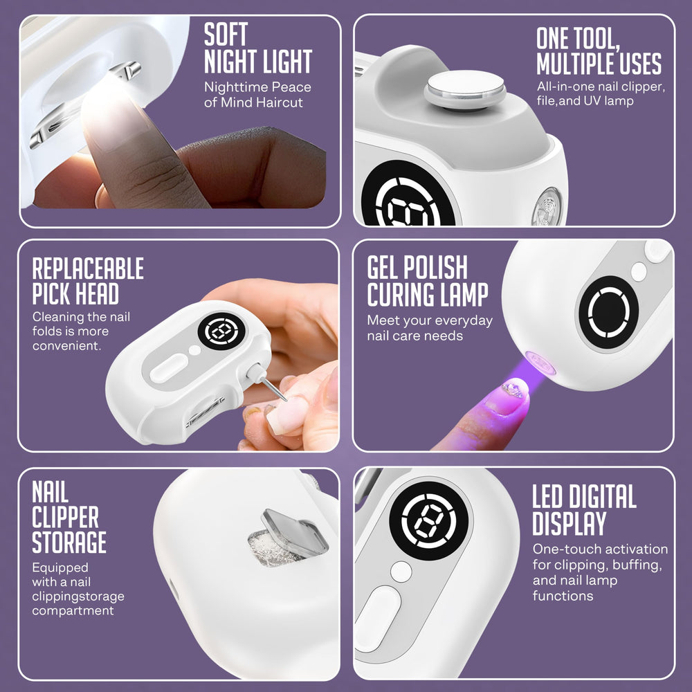 kvkor EasyClip adjustable speed enables gentle baby or precise adult trims