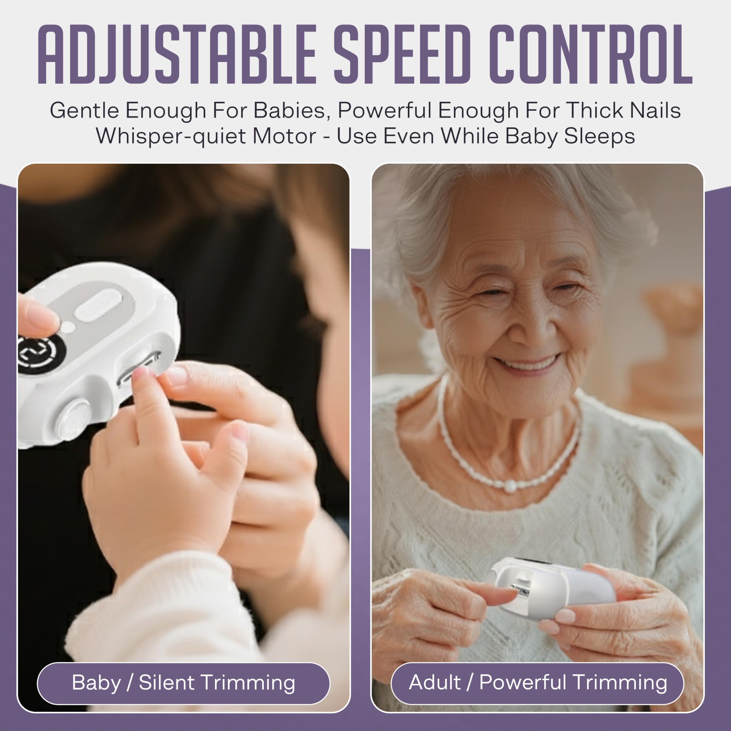 kvkor EasyClip quiet operation allows bedtime grooming without disruption