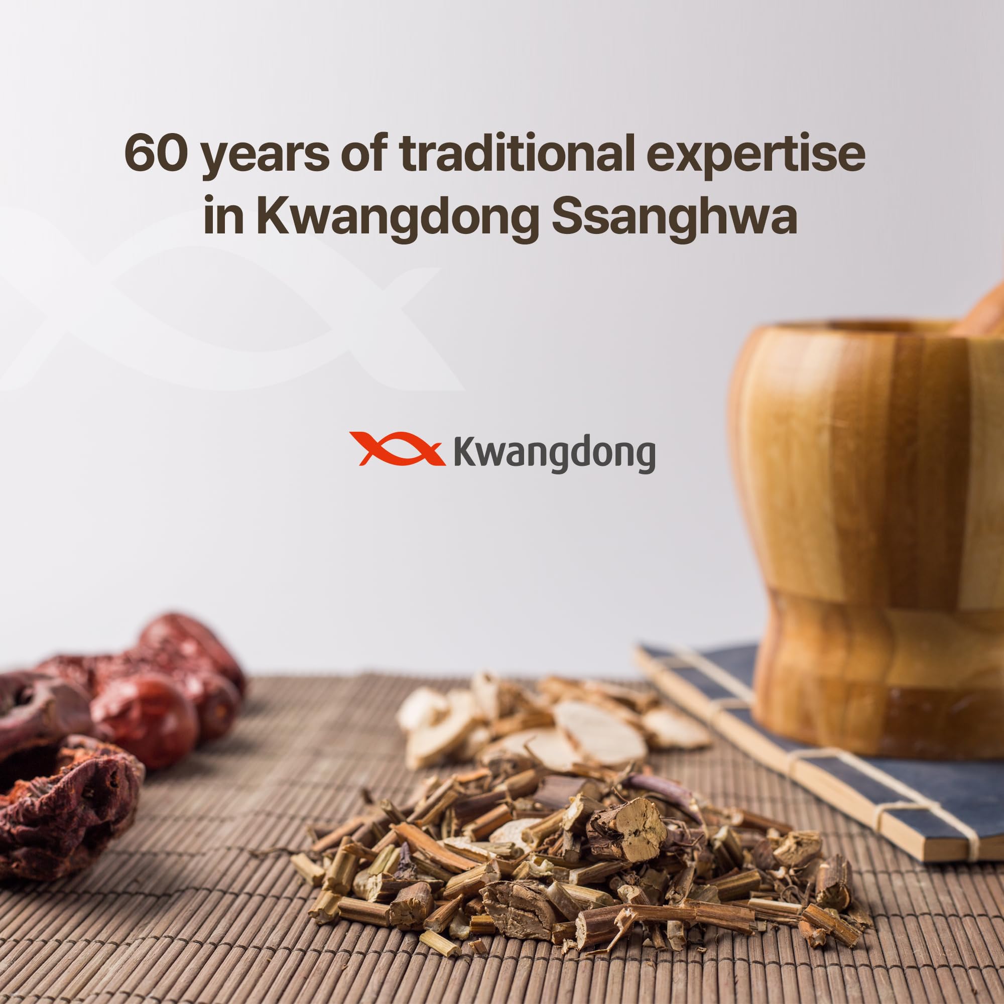 KWANGDONG Ssang Hwa Jin tea set with pouches showcases variety.