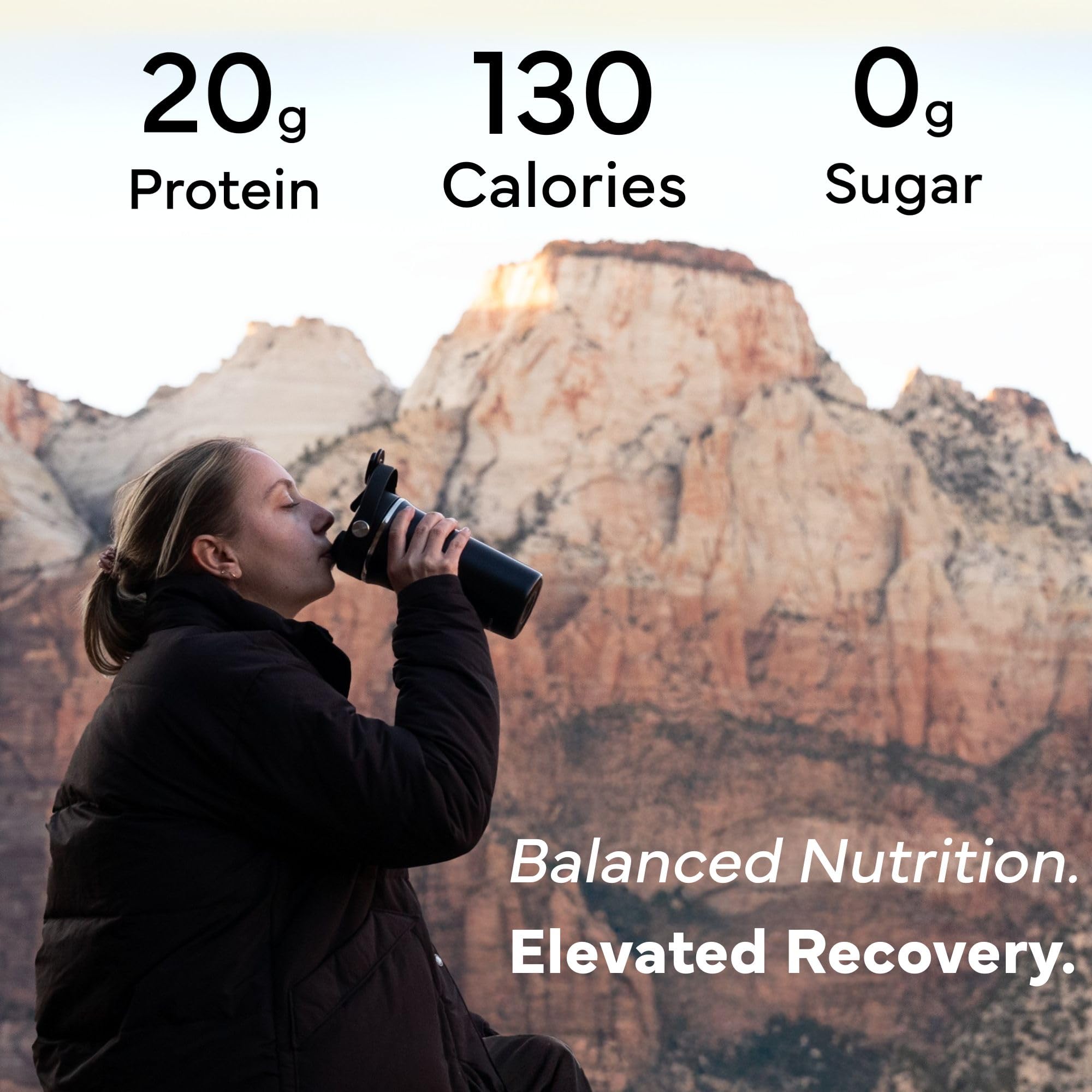 Kyhv Nutrition Recovery Protein Powder shake glass post-workout boost