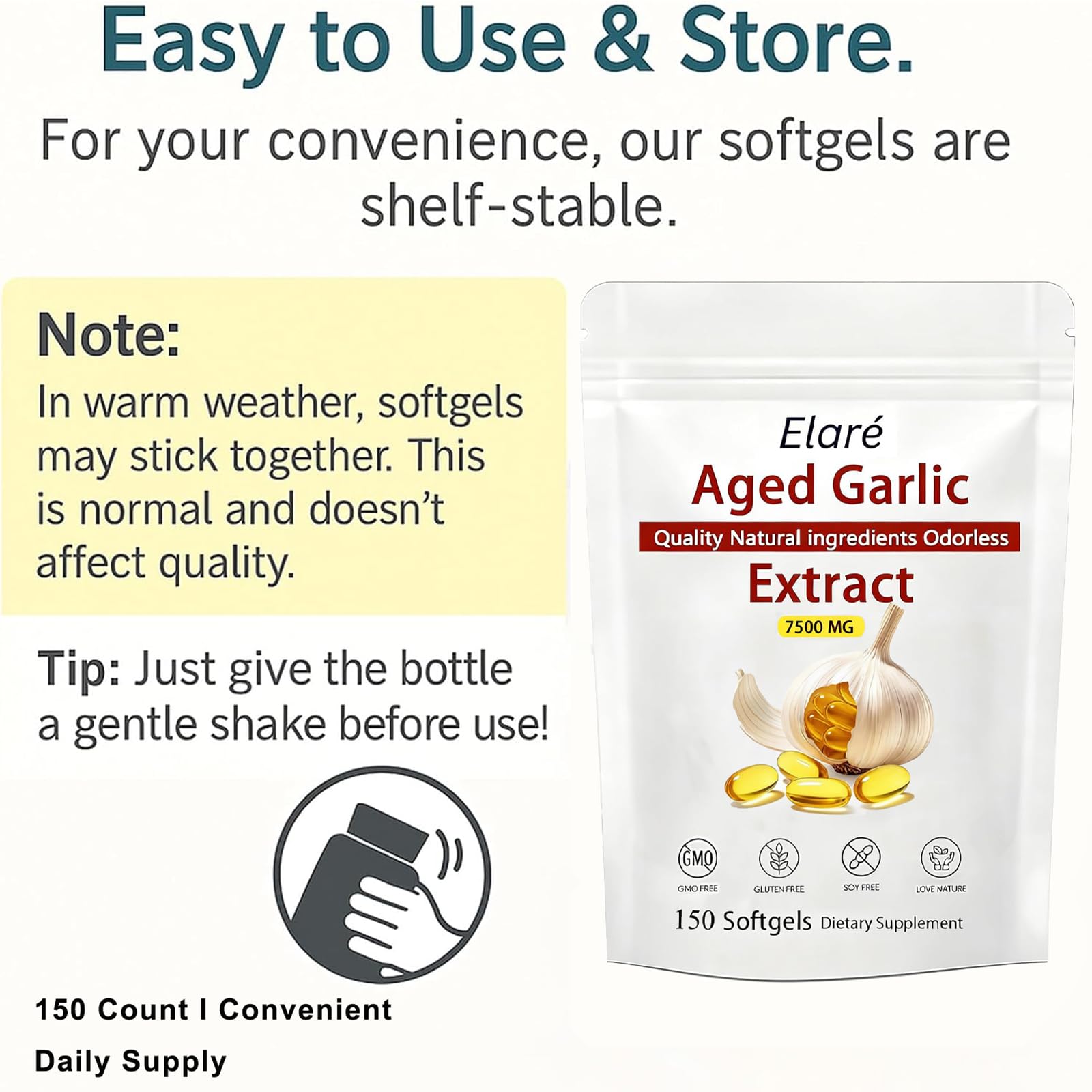 Kymezol Elare packaged daily routine bottle ready for easy integration.