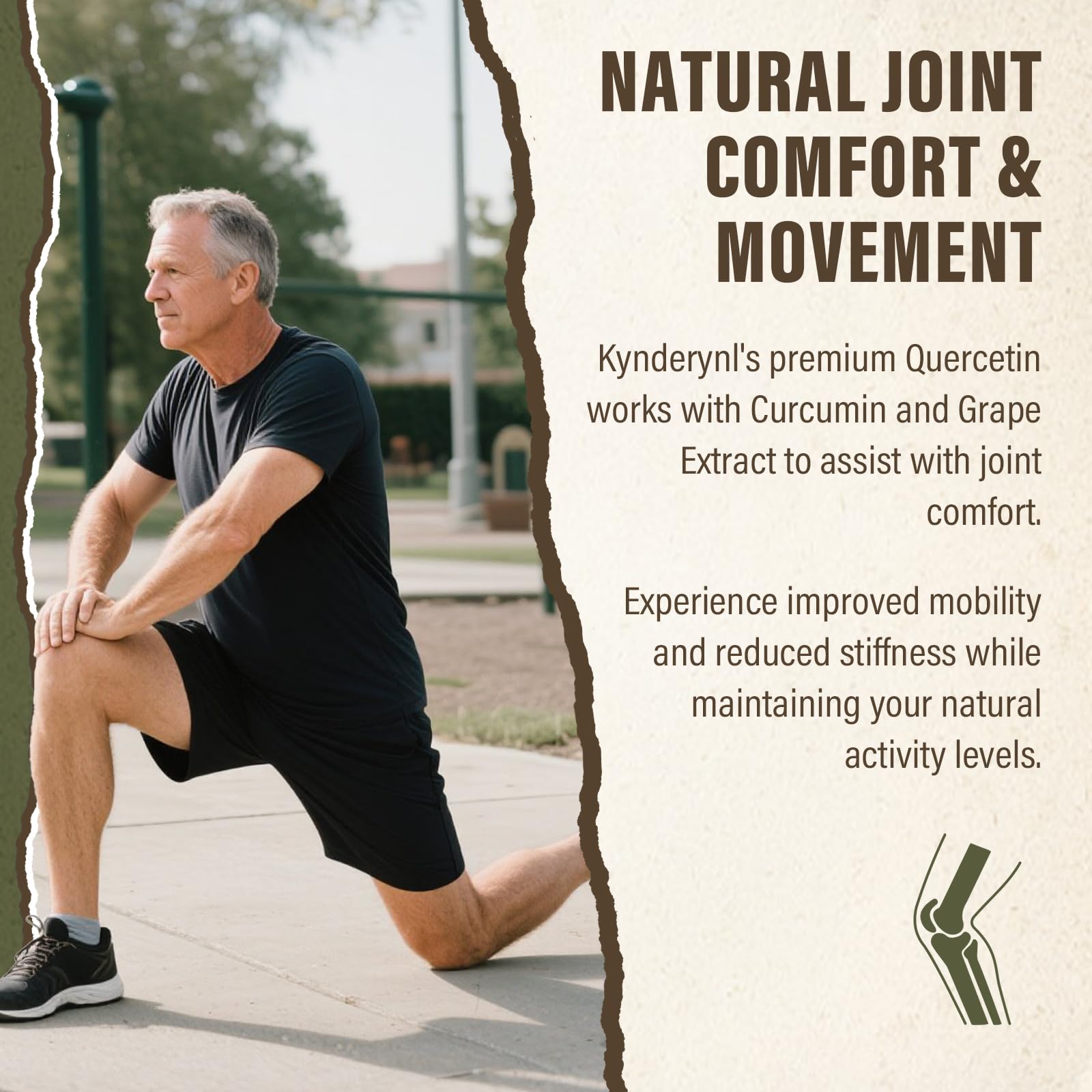 Kynderynl Quercetin 1000mg softgels for daily use in active lifestyles